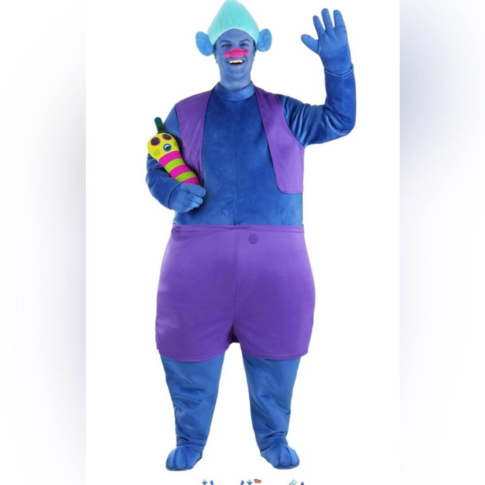 Trolls Biggie Costume Adult Large